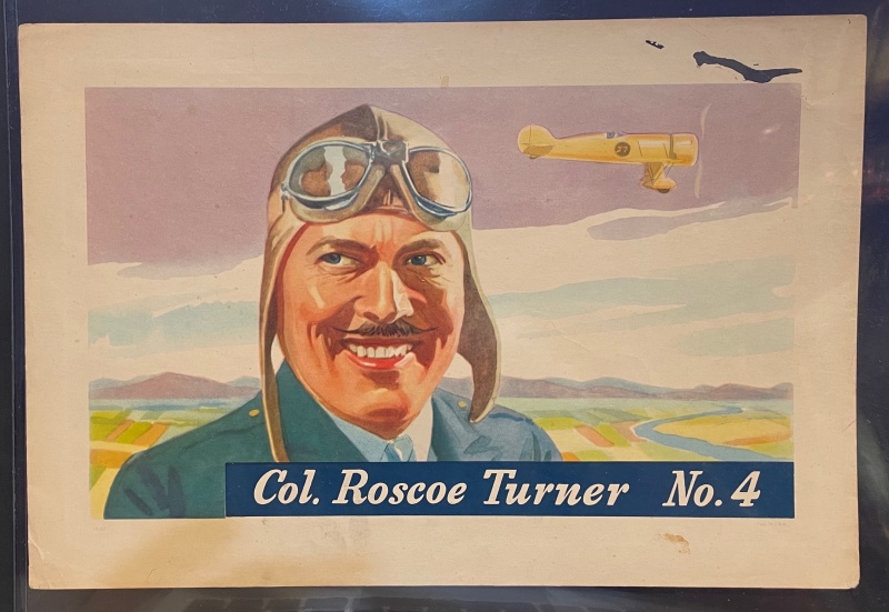 F277-5 Heinz Rice Flakes Famous Aviators 4 Col. Roscoe Turner